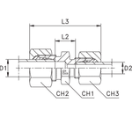 Соединение PR DS16 DS12 (нерж.)
