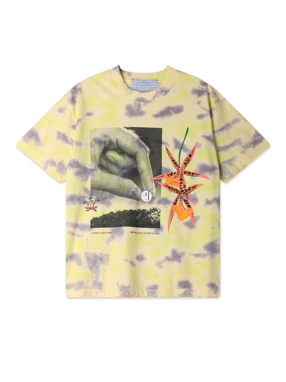 Мужская Футболка Expect Nothing Tie Dye