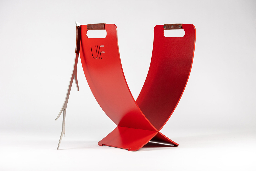 Дровница Firewood Holder FS red (Up!Flame)