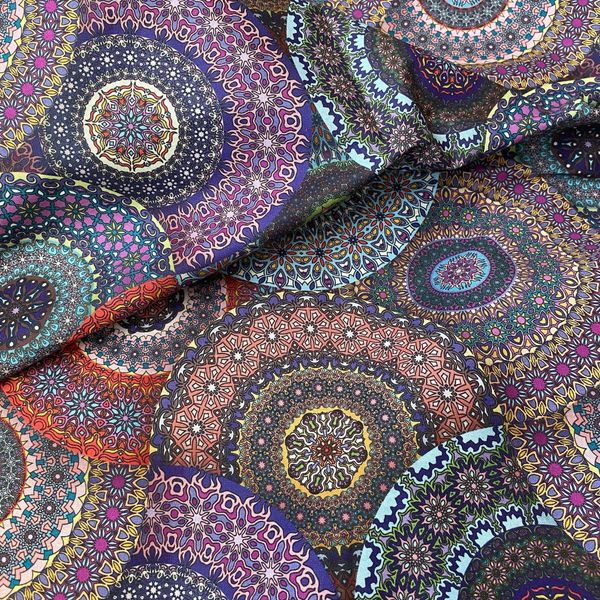 МОЗАИКА РЕЛАКС ФИАЛКА 100% хлопок Handmade Fabrics 3