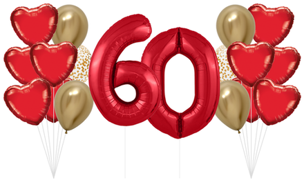 Набор шаров для неё 60-летие | 0078