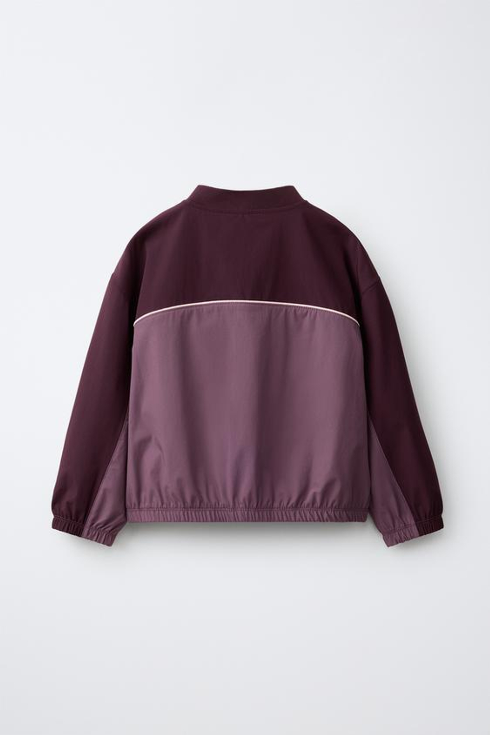 ZARA КУРТКА ИЗ ВЫСОКОТЕХНОЛОГИЧНОЙ ТКАНИ GYM, БОРДОВЫЙ