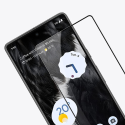 Стекло 6D на дисплей для смартфона Google Pixel 7 с черной рамкой, Veason
