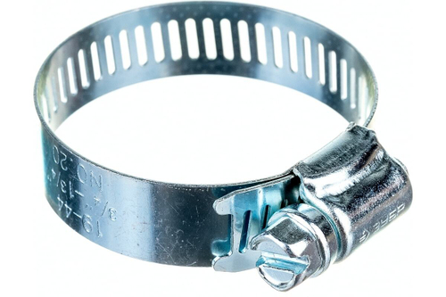 Хомуты Зубр ЭКСПЕРТ оцинкованные просечная лента 12мм 19-44мм 4шт 37805-019-44-4