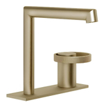 Смеситель для раковины Gessi Anello, без донного клапана, цвет Warm Bronze Brushed PVD