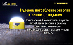 Фонарь кемпинговый Nitecore LA30, Yellow