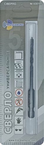 Сверло универсальное 5мм 430105