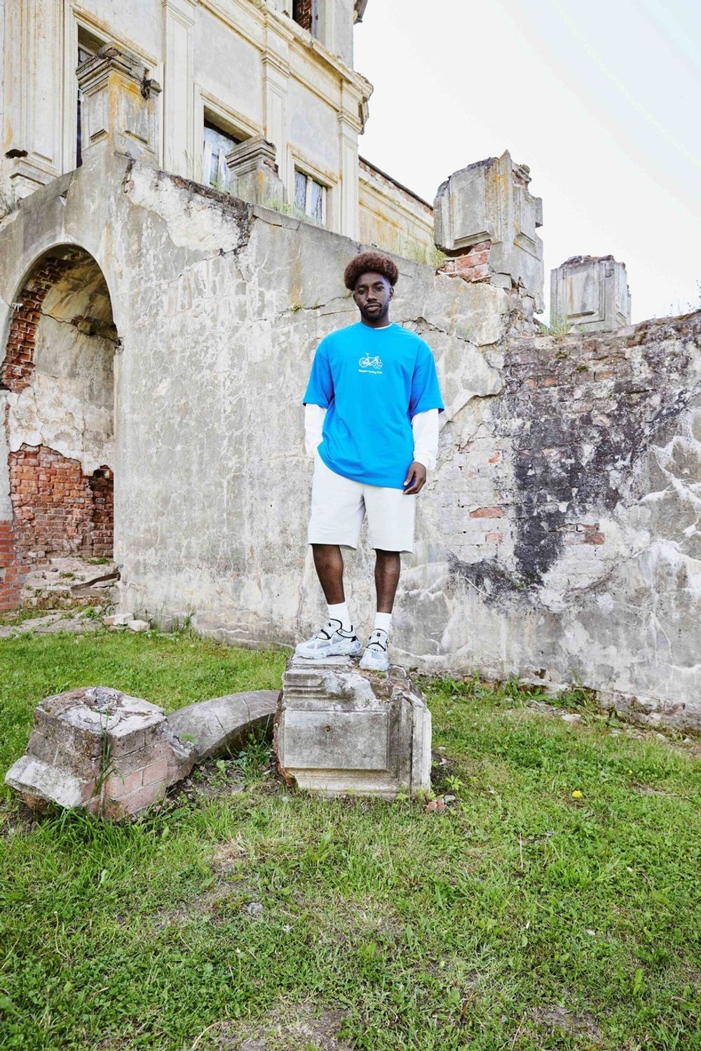 Футболка Called a Garment Re Cycle Синяя