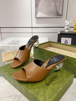 Gucci Interlocking G Heel Sandal 5.5 cm