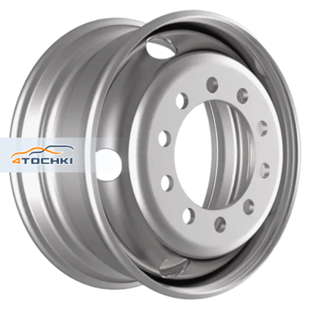 Accuride 6,75x17,5/10x225 ET129,5 D176 M20 Silver (RZB14018OE) (10,5 мм) 3 150 кг