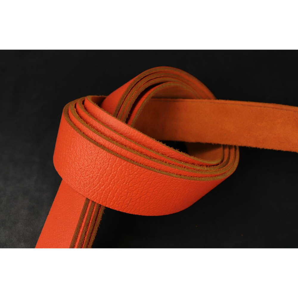 Ременная заготовка рыжая с лицевой отделкой+ плита терра