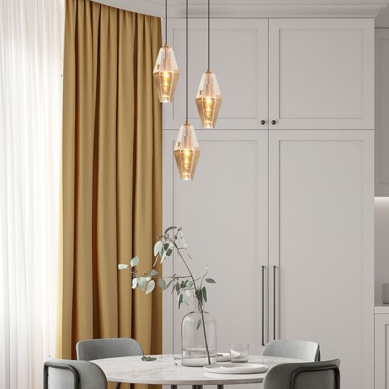 50236/3 / подвесной светильник / янтарный