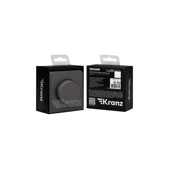 Светорегулятор ROUND (диммер) 300Вт с/у титан KRANZ