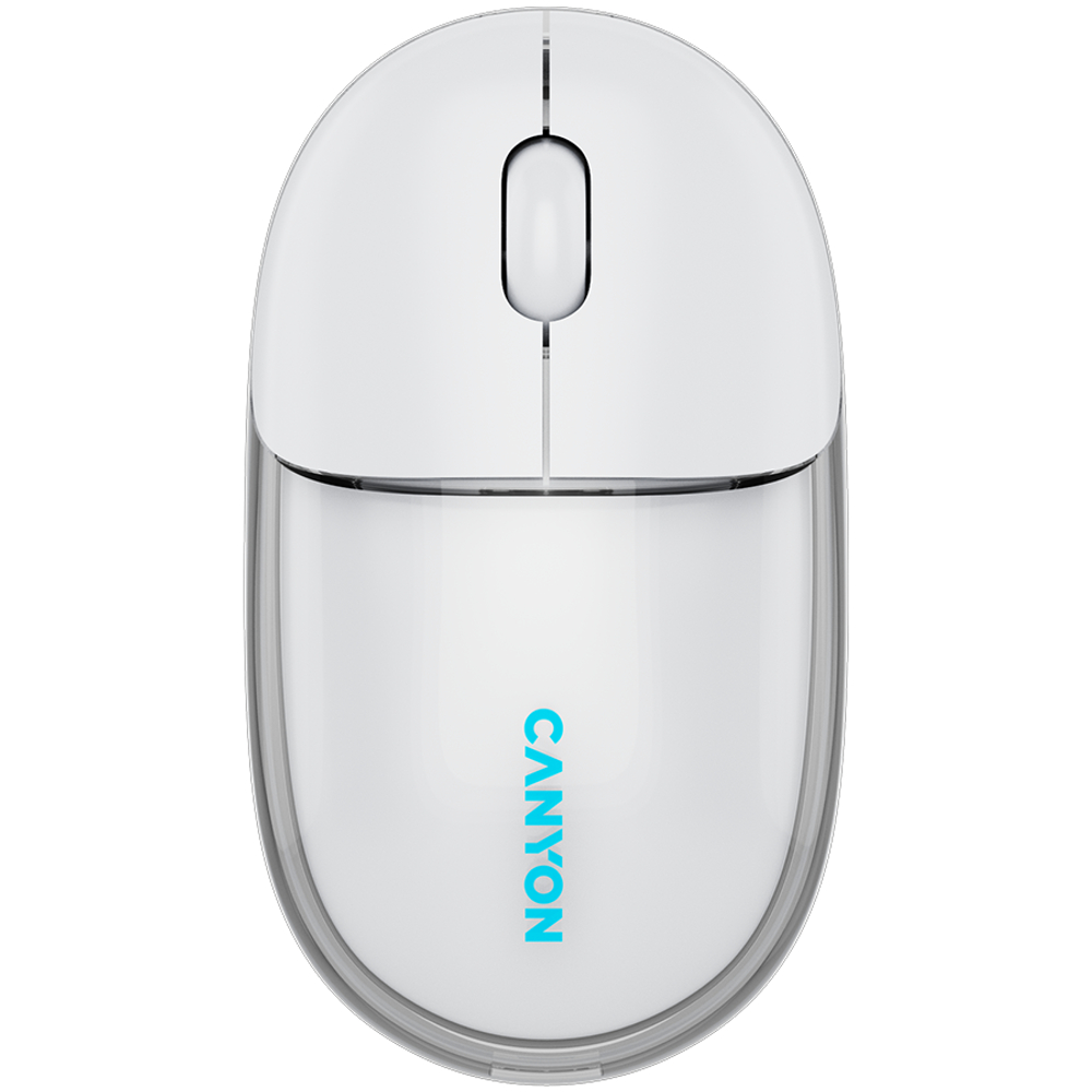 CANYON mouse OnClick 24 BT/ Wireless Transparent/White