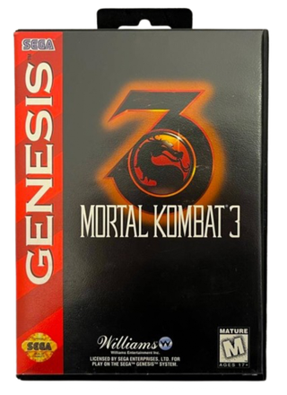 Картридж Mortal Kombat 3 (Sega Genesis)