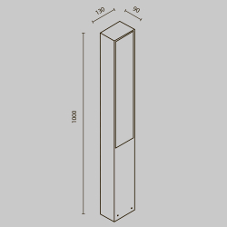 Ландшафтный светильник Outdoor O470FL-L20GF3K