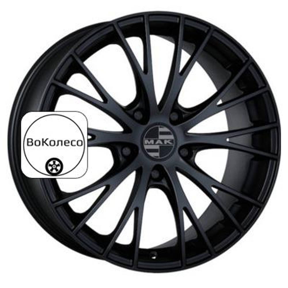 8x18/5x112 ET21 D66,45 Rennen Matt Black MAK