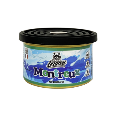 Leraton Ароматизатор для автомобиля в банке Montreux (Fresh Linen/Свежее белье)