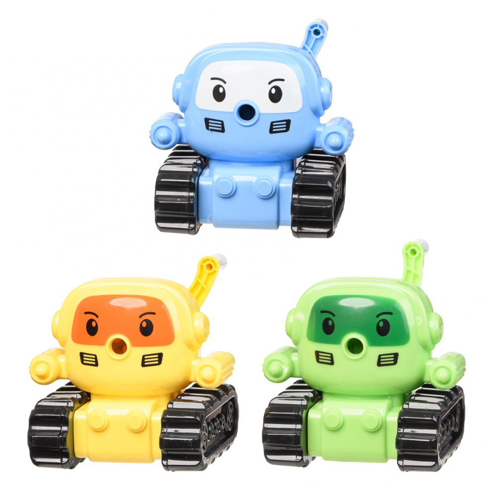 Точилка механическая Basir, одинарная, серия "Танк", фигурный корпус, 10*10 см