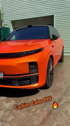 Lixiang оклейка в цветной полиуретан Carbins PPF Racing Orange CP-04 🍊 антигравийная защита кузова 👍