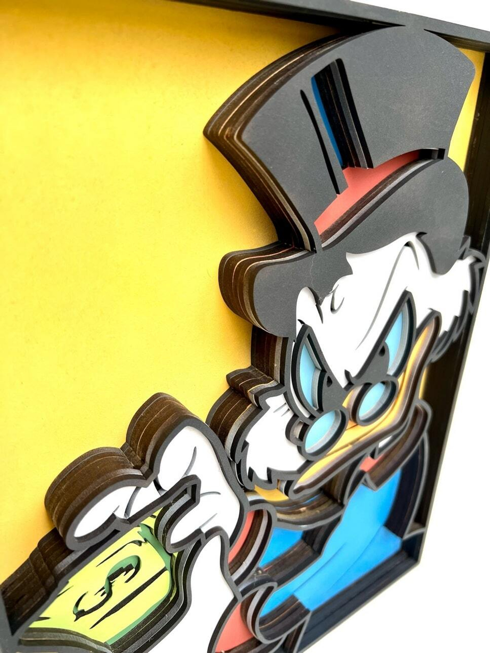 Скрудж Макдак от SamCraft - сборные объемные картины из дерева своими руками, Disney ждет тебя! Покрась, собери и склей