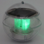 Фонарь садовый «Шар» d=10 см, на солнечной батарее (для погружения в бассейн и водоем), Мультицвет