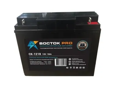 Аккумуляторы ВОСТОК PRO СК 1218 - изображение 1 Аккумуляторы ВОСТОК PRO СК 1218 - фото 1