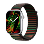 Умные часы Apple Watch Series 11 GPS, 46mm, Silver Aluminium Case with Black Unity Sport Loop
