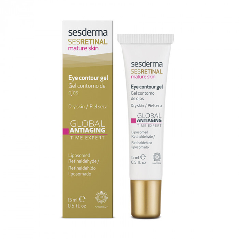 Sesderma SESRETINAL MATURE SKIN Eye contour gel - Крем-контур для зоны вокруг глаз Эксперт времени, 15 мл