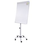 Доска-флипчарт магнитно-маркерная 70x100 см, передвижная, на пятилучии, STAFF, 238003