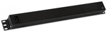 Блок розеток 19", 8 розеток Hyperline SHE19-8SH-S-IEC