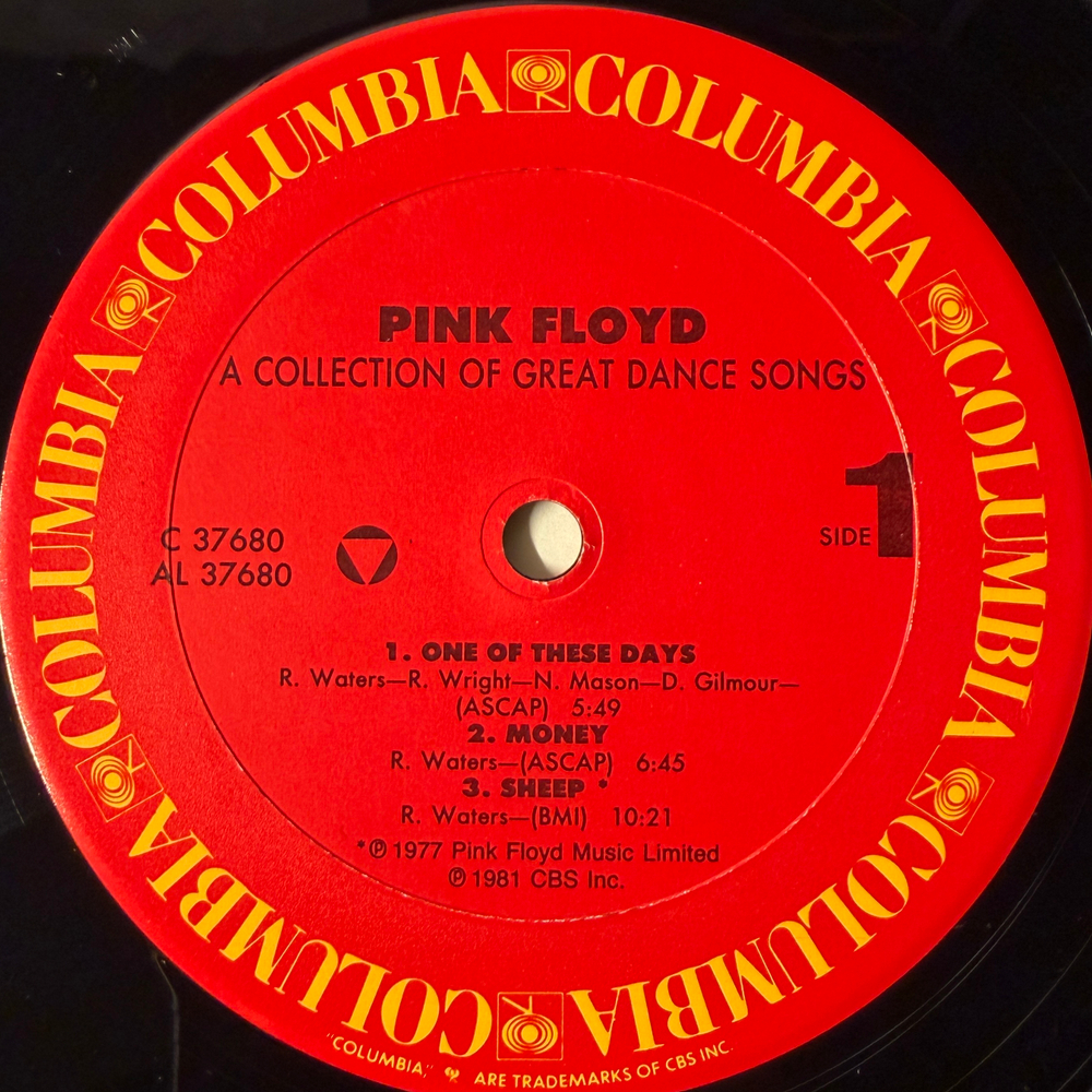 Pink Floyd - A Collection Of Great Dance Songs (США 1985г.)