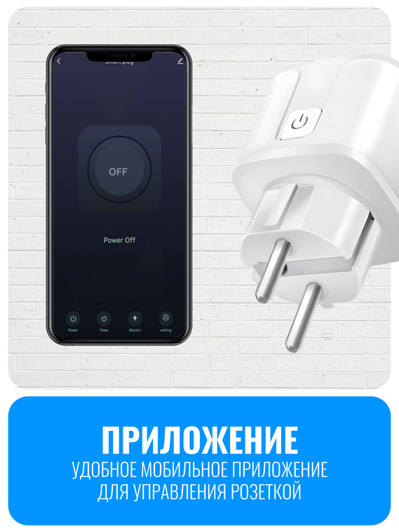 Умная ZigBee розетка Smart Aura 20А