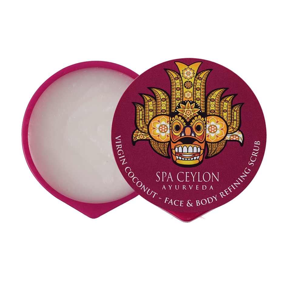 Ухаживающий скраб для лица и тела "ЧИСТЫЙ КОКОС" (10гр)