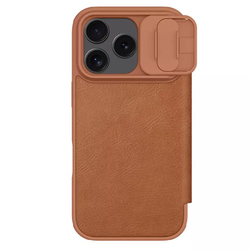 Кожаный чехол-книжка Nillkin Leather Qin Pro для iPhone 17 Pro