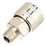 Муфта универсальная быстросъемная ("мама") 1/4, внешняя резьба, 2 шт, Stels