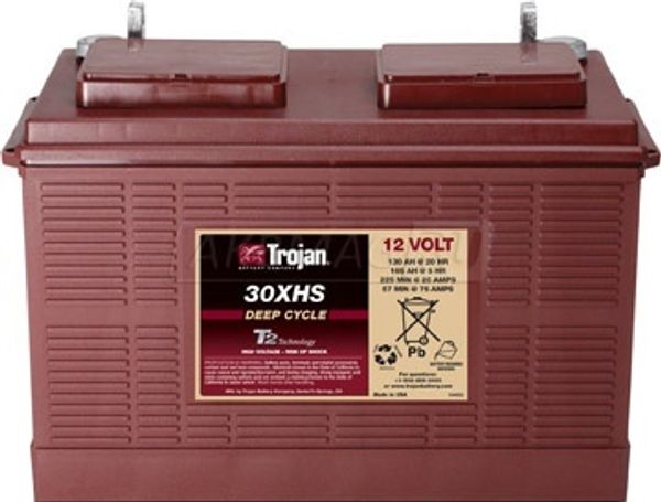 Тяговый аккумулятор TROJAN 30XHS 12V 130A универс. пол. 130 Ач