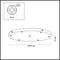 Потолочная база 7X Odeon Light Pendant Base для линии Ovali, Kerama, Cocoon 5053/LB