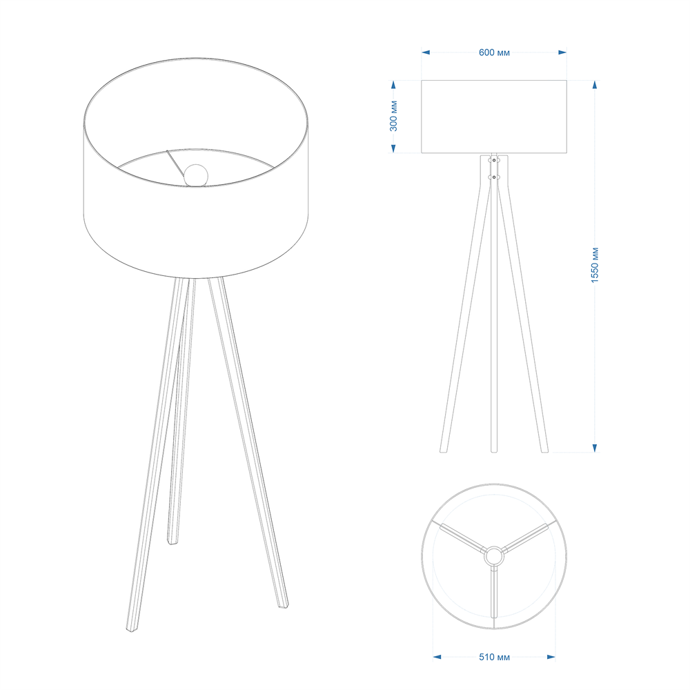 Торшер "Facile"