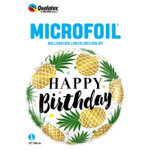 Фольгированный шар «Happy Birthday. Ананасы», 46 см