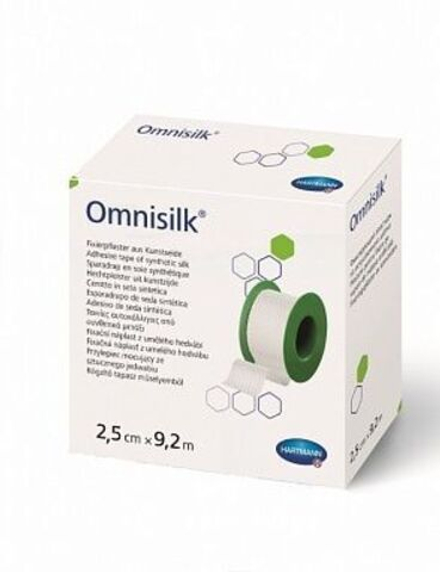 OMNISILK-фикс.пластырь из шелка 2,5см х 9,2м 1шт.