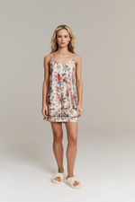 Шелковый топ с цветами