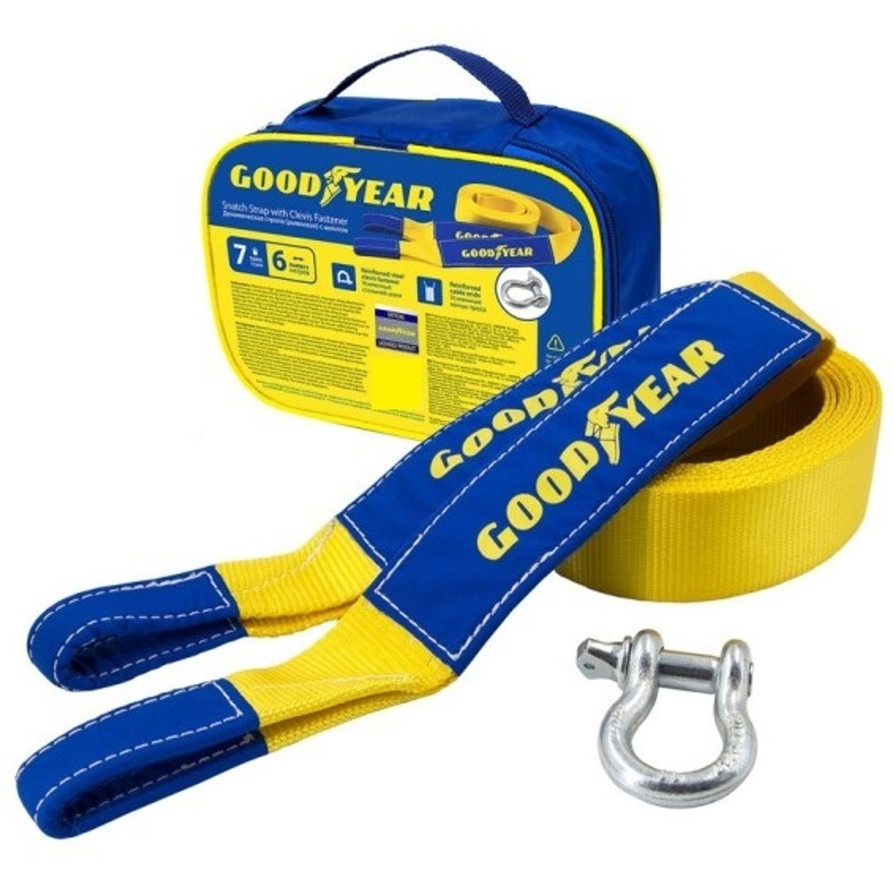 Трос буксировочный стропа Goodyear (7т-6м) динамический