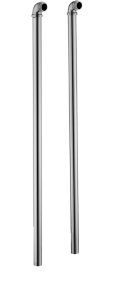 Эксцентрики из пола 77см для смес. (ХРОМ) GANZER