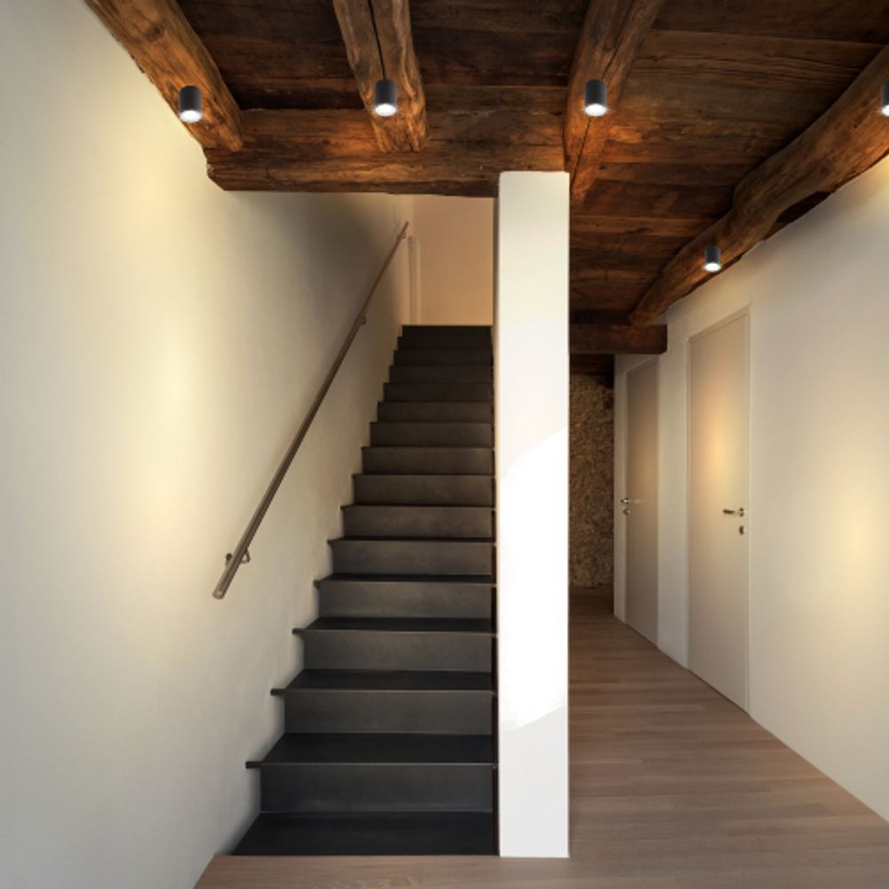 Светильник настенно-потолочный спот ЭРА OL1 GU10 BK/CH под лампу MR16/GU10 черный/хром IP20