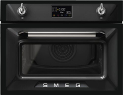 Компактный духовой шкаф, комбинированный с микроволновой печью Smeg SO4902M1N
