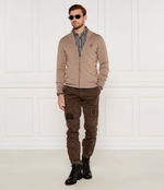 Шерстяной кардиган Aeronautica Militare - бежевый(MA1390L415)