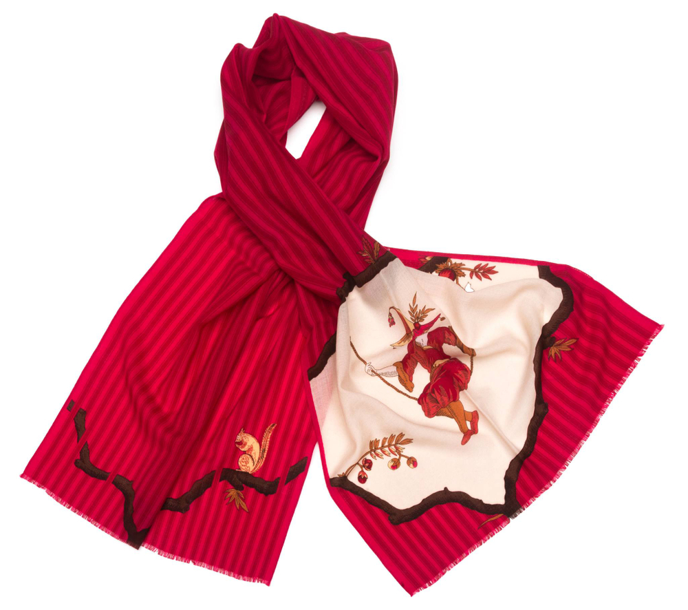 Шаль 50х170 Petrusse Helene Rouge Франция