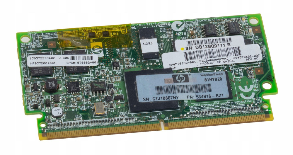 Кэш-память HP 578882-001 570502-002 512MB Flash Backed Write Cache (FBWC) memory module