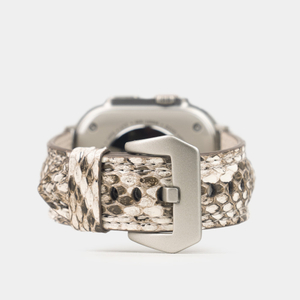 Ремешок для Apple Watch Ultra 49mm из кожи питона, натурального цвета